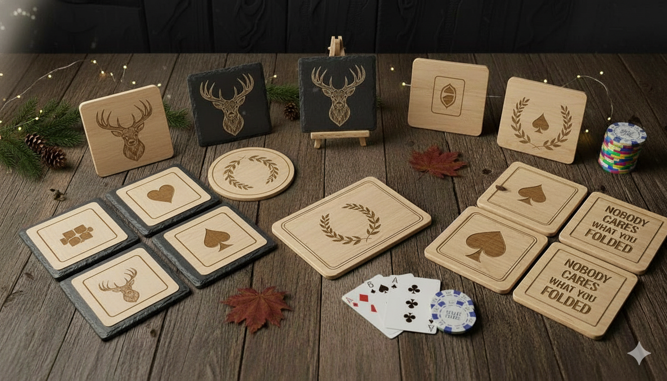 Engraved Slate Coasters