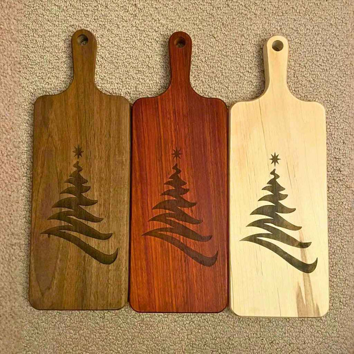 Classic Christmas Hardwood Board