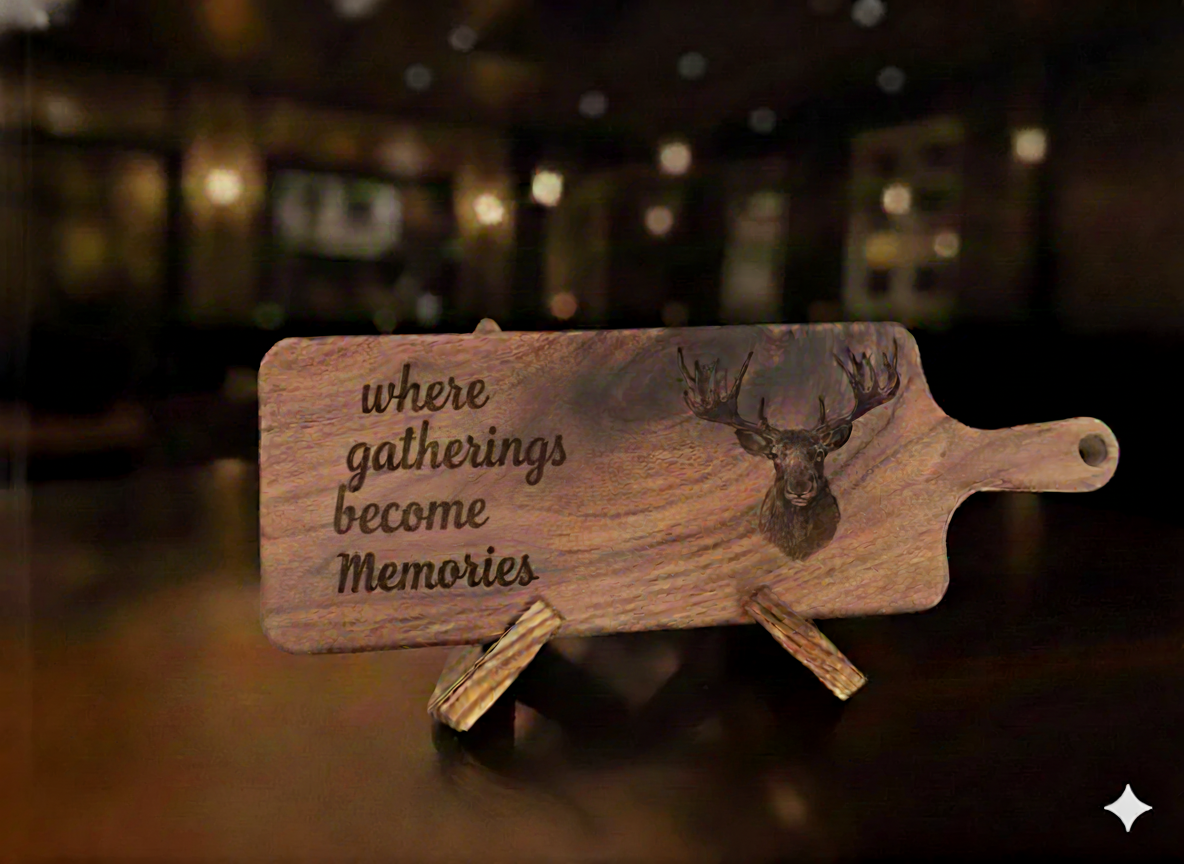 Engraved Classic Serving Board – Elk