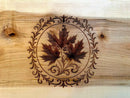 Live Edge Charcuterie Board  - Maple Leaf - Great North Gear
