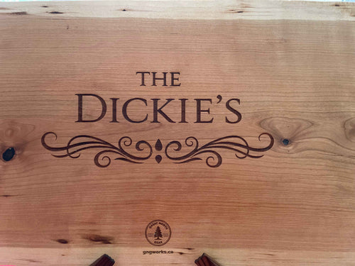 Live Edge Charcuterie Board  - Personalize - Great North Gear
