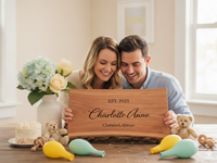 Personalized Milestone Birthday Live Edge Charcuterie Board - Great North Gear