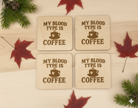 Engraved Coasters – Coffee - Great North Gear