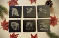 Engraved Coasters – Wildlife - Great North Gear