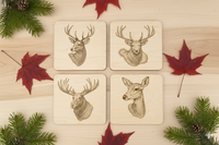 Engraved Coasters – Wildlife - Great North Gear