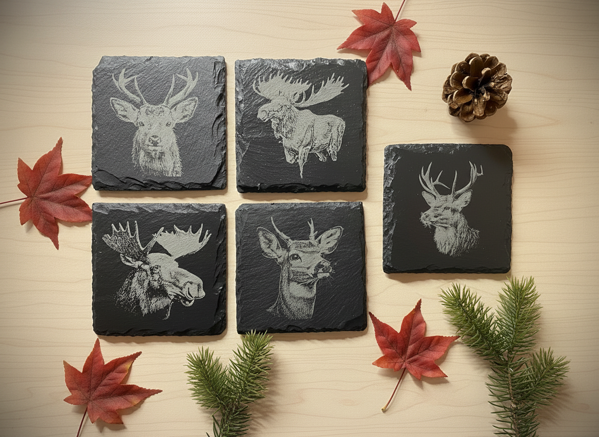 Engraved Coasters – Wildlife
