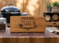 Engraved Classic Serving Board – Dad's BBQ - Great North Gear