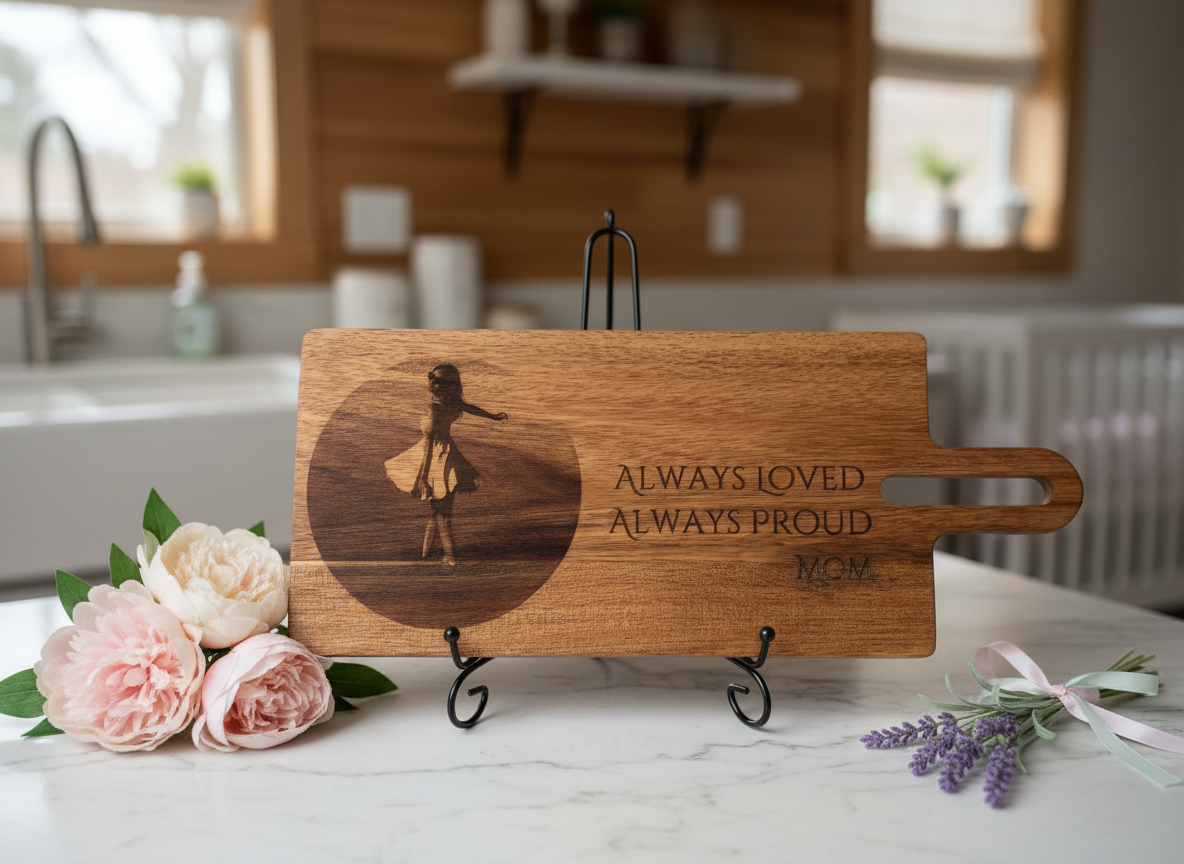 Engraved Classic Serving Board – Personalize - Great North Gear