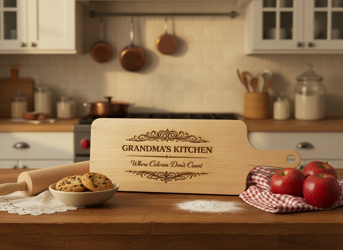 Engraved Classic Serving Board – Grandma's Kitchen
