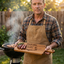 Engraved Classic Serving Board – Dad's BBQ - Great North Gear