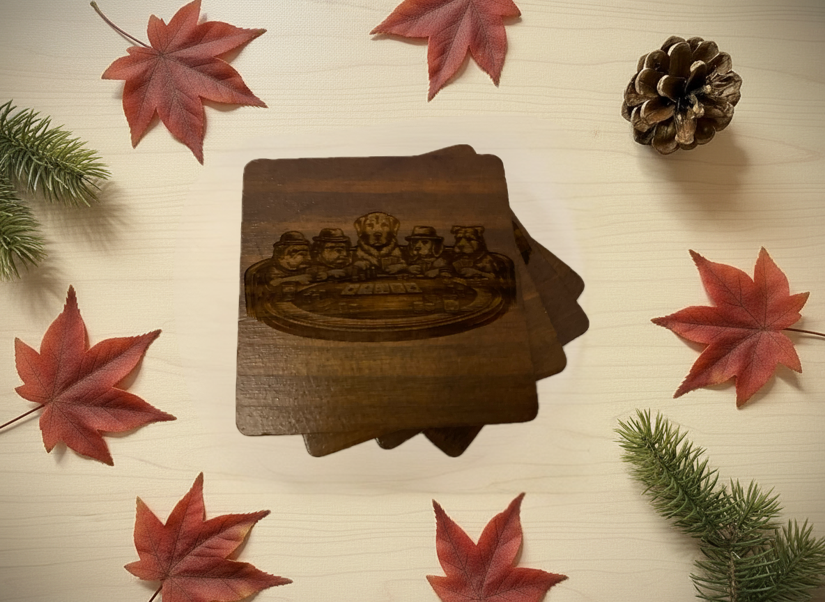 Engraved Coasters – Wildlife - Great North Gear