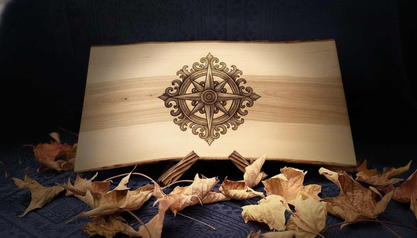 Live Edge Charcuterie Board  - Compass