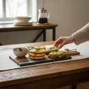 Personalized Marble & Acacia Charcuterie Serving Board - Great North Gear