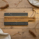 Personalized Marble & Acacia Charcuterie Serving Board - Great North Gear