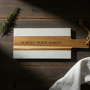 Personalized Marble & Acacia Charcuterie Serving Board - Great North Gear
