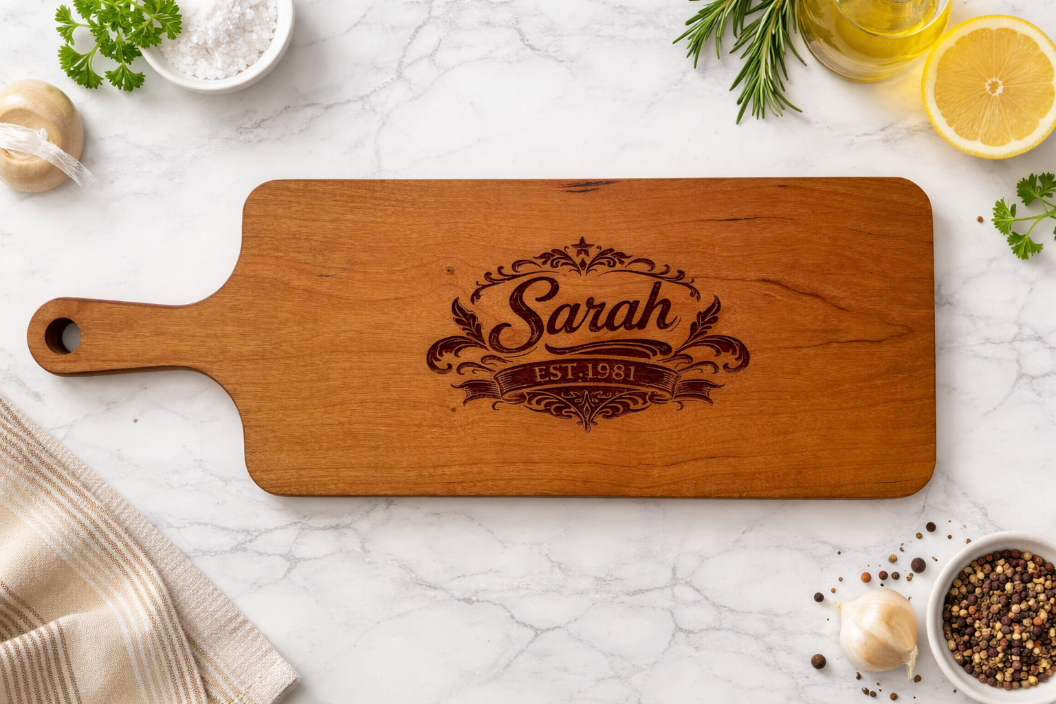 Engraved Classic Serving Board – Personalize