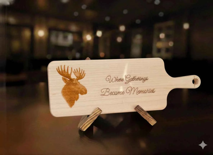 Wildlife Engraved Serving Board – Moose, Elk or Fawn