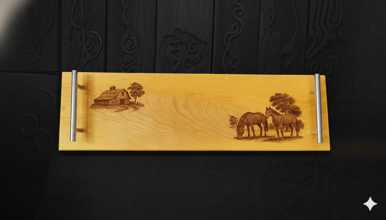 Serving Tray –  Horses - Great North Gear